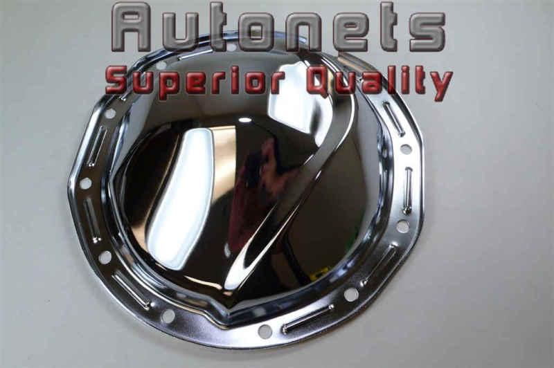 Chrome steel differential cover chevy intermediates nova 8.8" ring gear hot rod