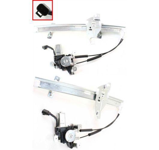 New front door power window regulator w/ motor right passenger side replacement