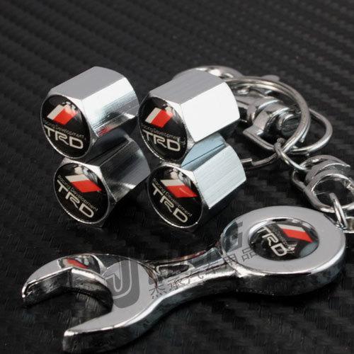 Car badge emblem  tire valve cap x4 pcs -aluminum