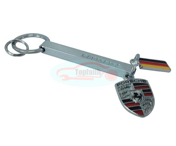 Luxury keychain key chain ring for germany by 911 boxster cayenne panamera 918