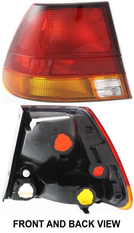 Tail light brake lamp rear lens & housing pair set driver & passenger sides