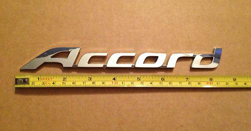 Used in great condition oem rear "accord" emblem for all 2008-2012 honda accords