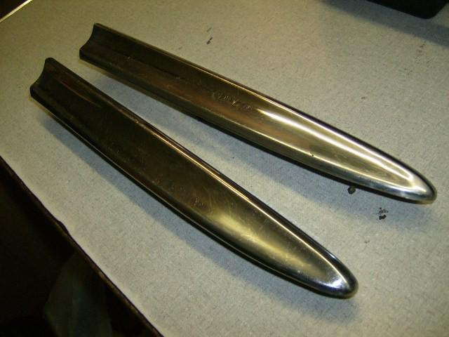 1957 57 chevy 150 210 crown moldings pair