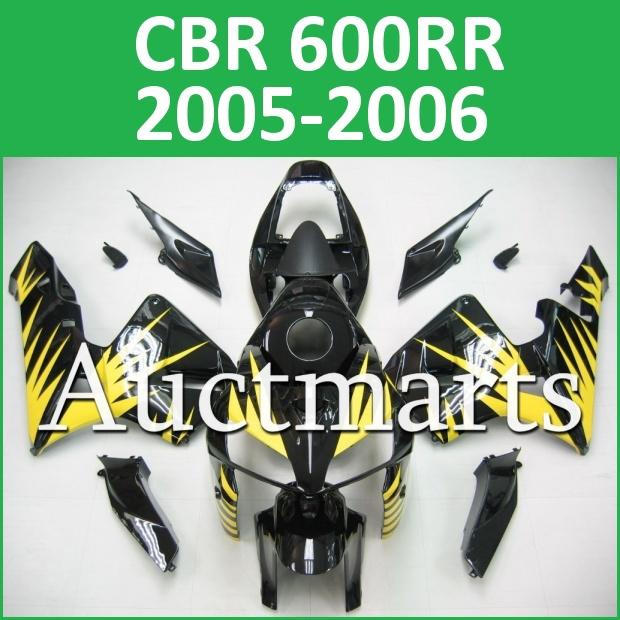 Fit honda 05 06 cbr600rr cbr 600 rr 2005 2006 fairing kit abs plastics b63 c13