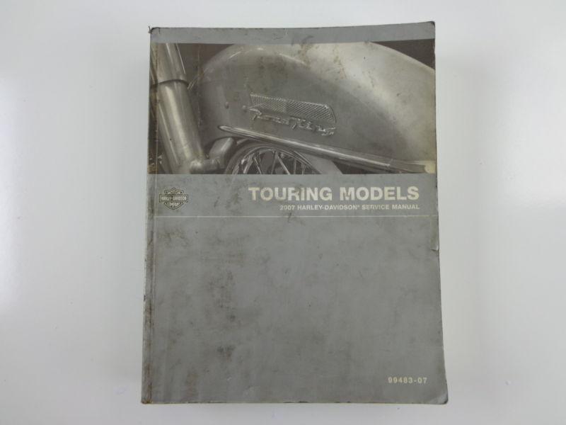 Harley davidson 2007 touring models service manual 99483-07