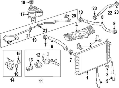 Chevrolet 20917995 genuine oem factory original side baffle