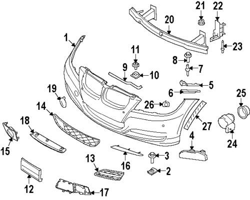 Bmw 61677211209 genuine oem factory original cover