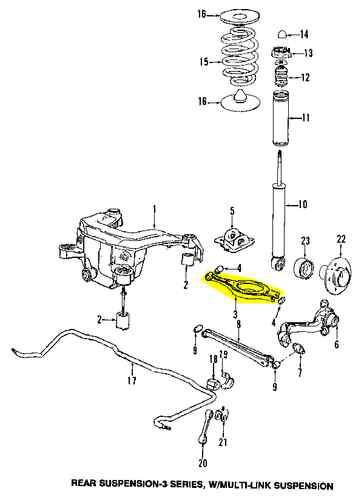 Bmw 33326781625 genuine oem factory original upper control arm