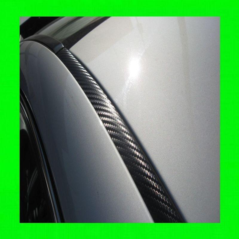 2011-2013 all models carbon fiber roof trim molding 2pc w/5yr warranty *