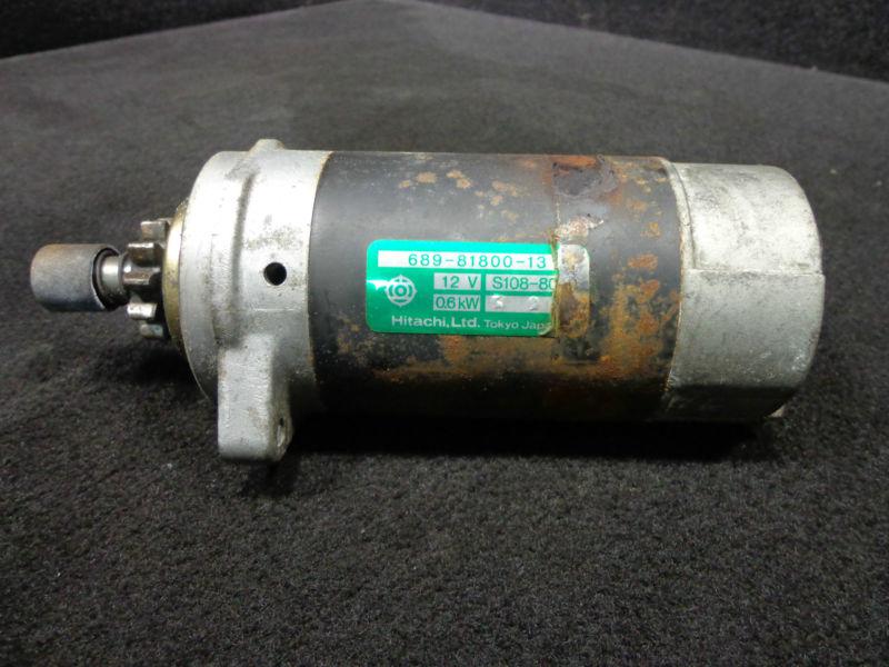 #689-81800-13-00 starter motor 1984-1997 25hp 30hp 40hp yamaha 2-cylinder ~414~