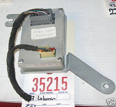 Chrysler 93 lebaron dynasty body control module bcm bcu 1993