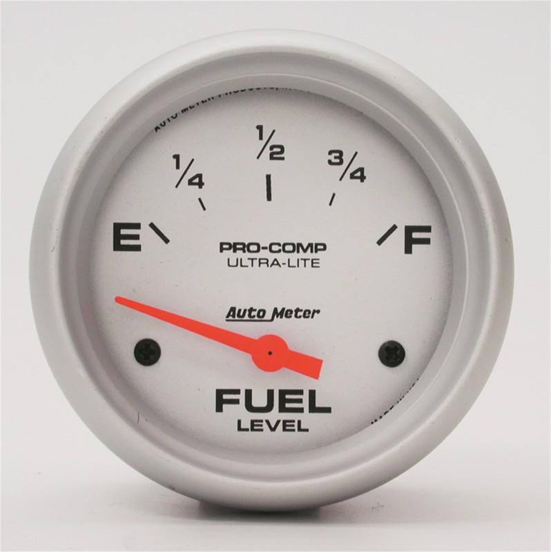 Auto meter 4414 ultra-lite; electric fuel level gauge