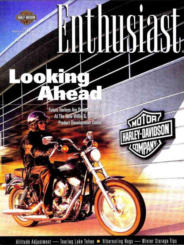 Winter 1997 harley-davidson enthusiast magazine -willie g center-buell s3t