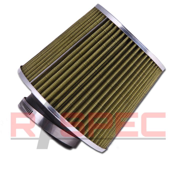 Universal high performance olive 3" inlet cone dry flow air filter super charger