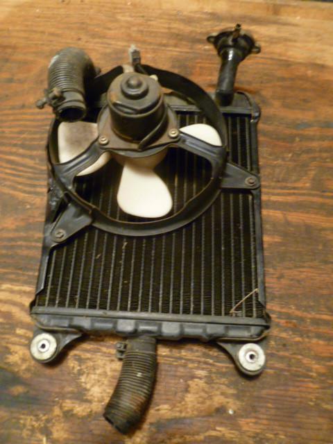 1978 honda goldwing gl1000 gl 1000 radiator with cooling fan and grill