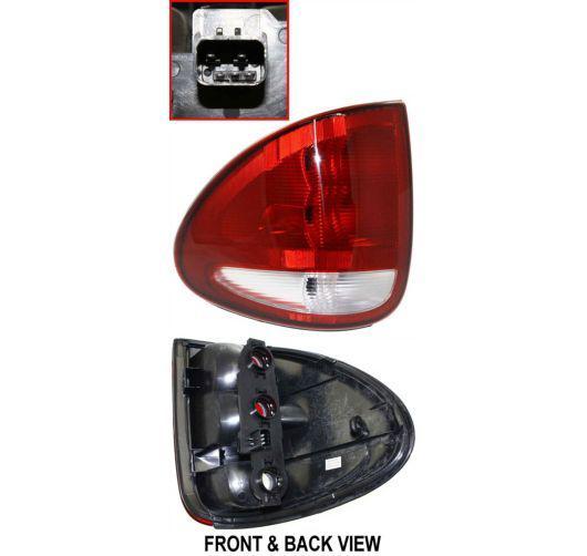 01-03 grand caravan rear taillight taillamp brake light passenger side right rh