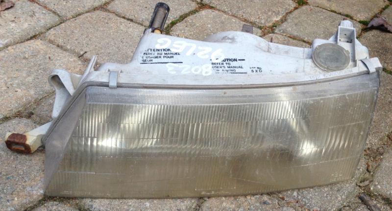 1992-1994 subaru legacy factory headlight assembly driver side