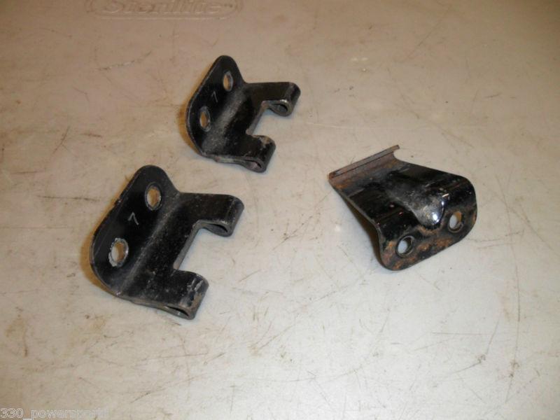 73 yamaha tx750 seat hinge latch brackets , 1973 tx 750