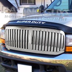 1999 2000-2004 ford f250 f350 super duty superduty mesh chrome grille grill