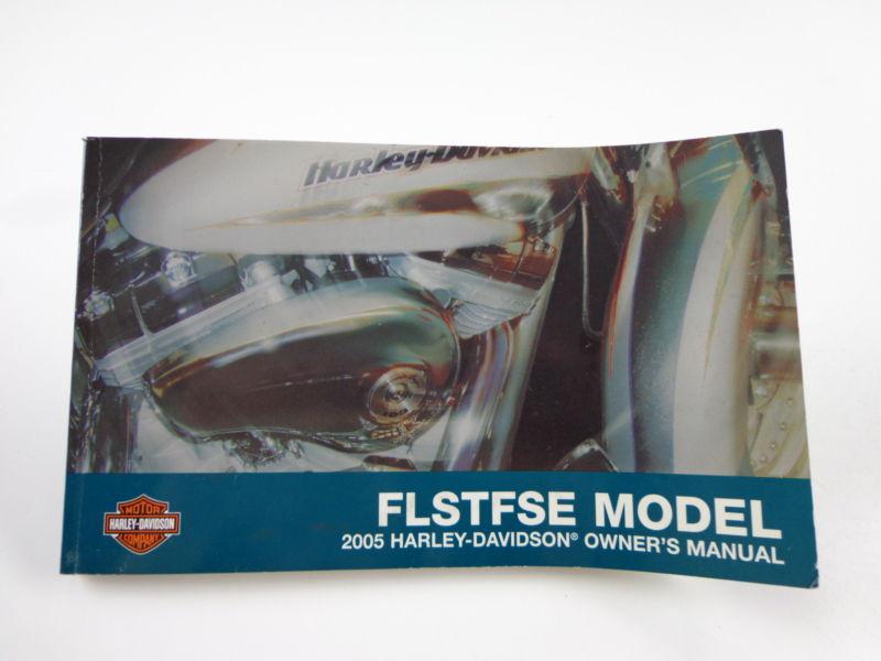 Harley davidson 2005 flstfsel models owners manual 99487-05