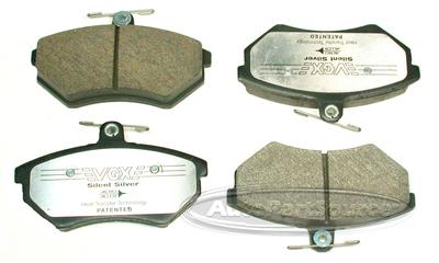 Autopartsource mf684a brake pad or shoe, front-semi-metallic pads