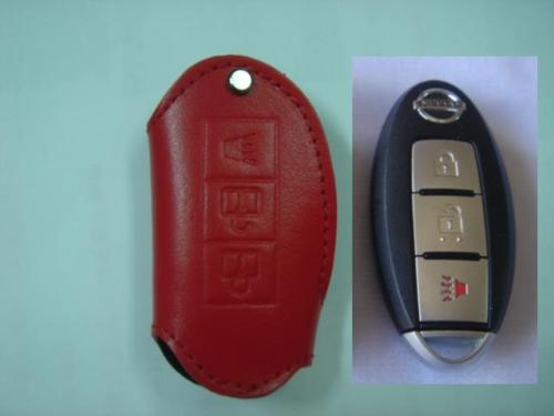 Nissan smart key glove cover 06-09 murano 3 button red