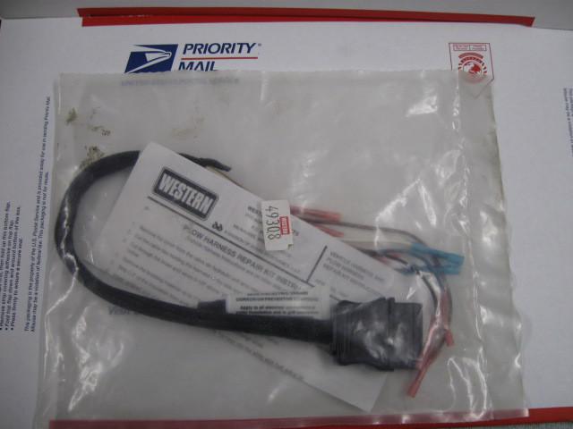 Western 49308 fisher 22336 9-pin vehicle side repair harness-new uni min mount 