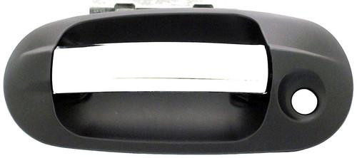 Ext door handle front lh navigator chrome lever, black housing platinum# 1231629