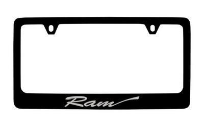 Dodge genuine license frame factory custom accessory for ram style 4