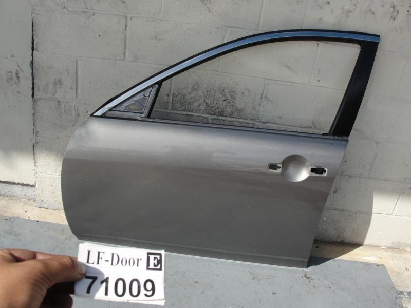 07 08 infiniti g35 sedan left driver side front door shell panel gray oem