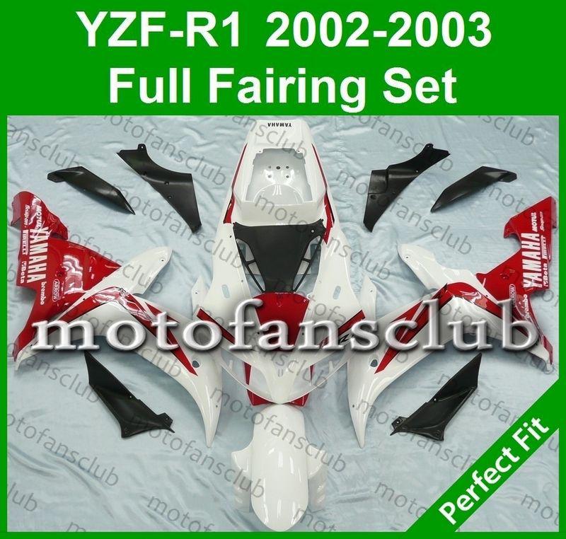 Fit yamaha yzf r1 02 03 yzfr1 2002 2003 1000 fairing bodywork plastics #10 b