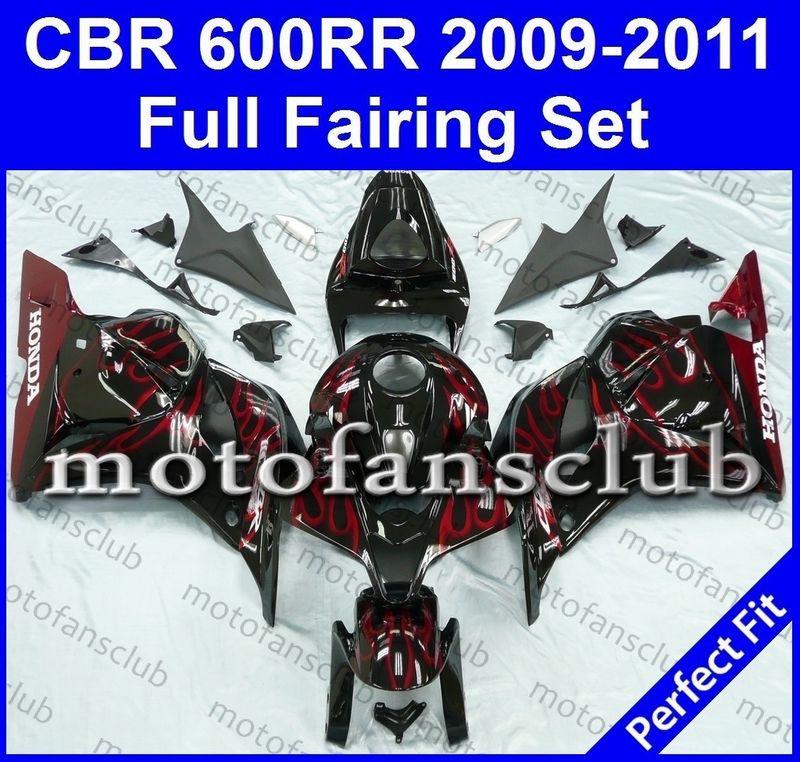 Fit honda cbr600rr 09 10 11 cbr 600 rr 2009 2010 2011 fairing kit #08 b