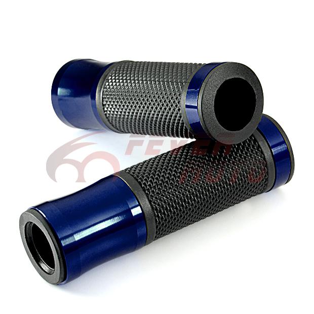 Fm new blue black hand grip handle fit for7/8 bar motorcycle yamaha front