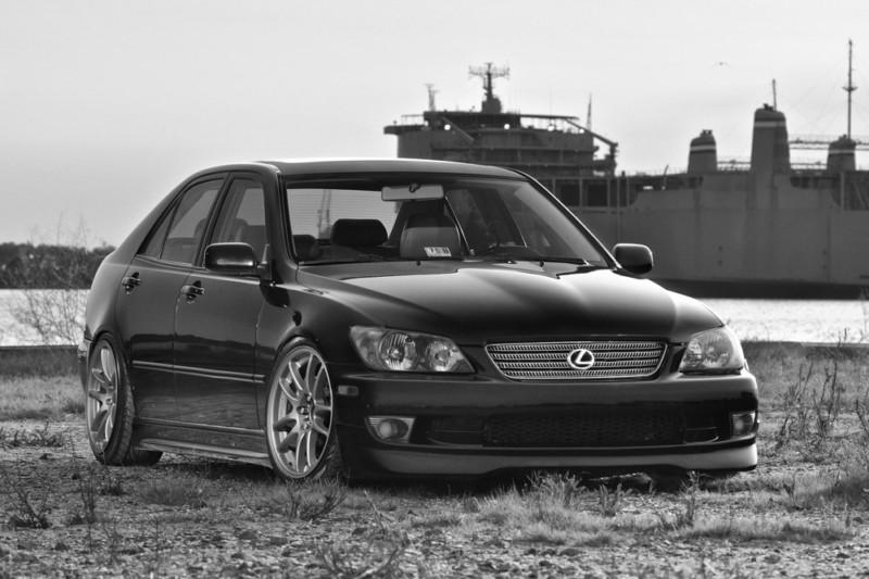 Lexus is300 altezza on volk wheels hd poster b&w print  multiple sizes available