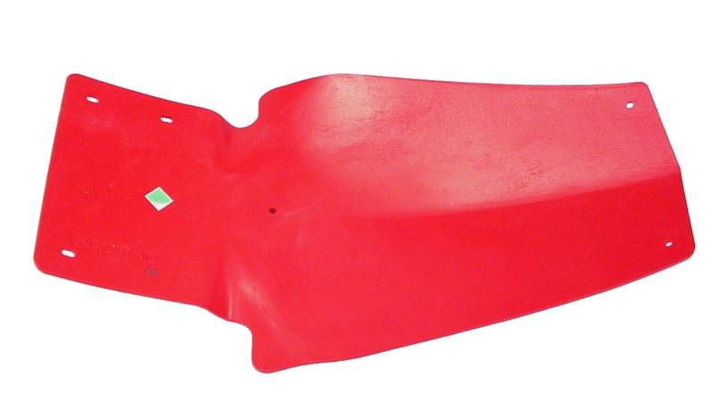 Polaris indy evolved 1994 snowmobile sled skid plate red 2871384 5432237 