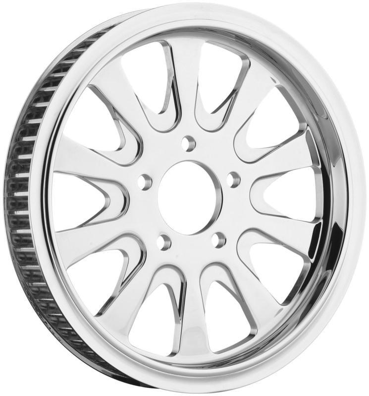 Ride wright wheels inc phantom pulley - polished  09-68-phantom-polished