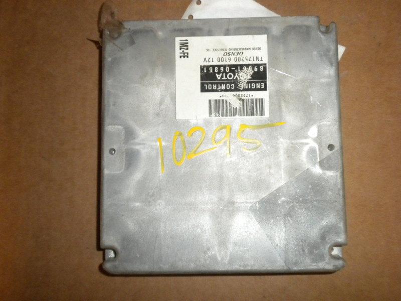 2000 toyota solara engine brain box, elec cont unit (ecu), (by glove box), 6 cyl