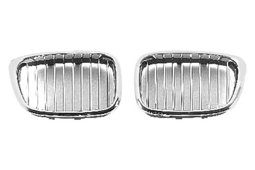 Replace bm1200136 - bmw 5-series lh driver side grille brand new grill oe style