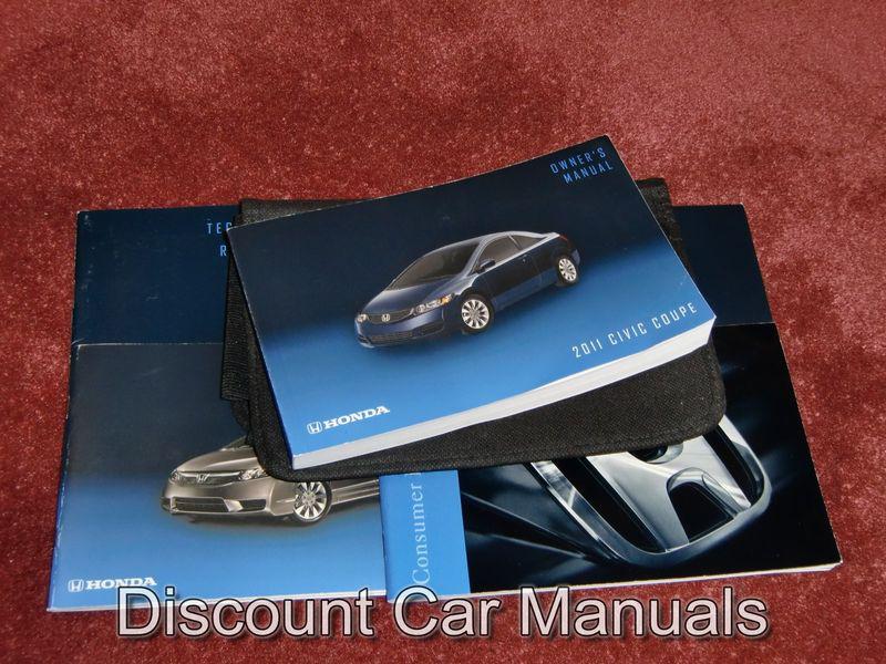 ★★ 2011 honda civic coupe owners manual set 11!! ★★