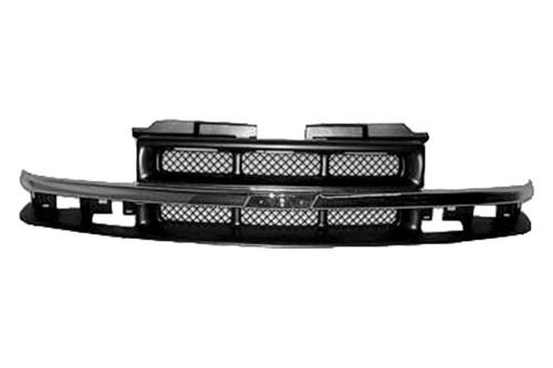 Replace gm1200419 - 1998 chevy s-10 grille brand new car grill oe style