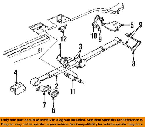 Mopar oem 4228565 rear suspension-u-bolt