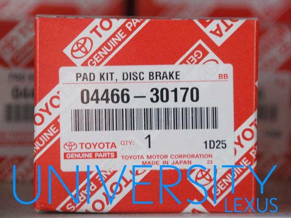 New original 2003-2005 lexus gs430 rear brake pads, pad kit 04466-30170 gs300