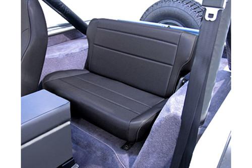 Rugged ridge 13462.15 - 76-86 jeep cj rear black denim seat