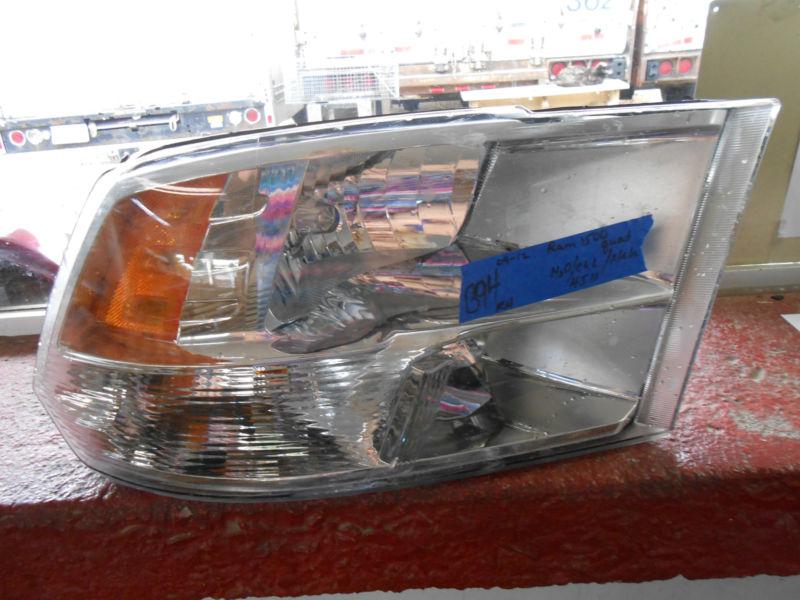 Dodge 1500 quad right halogen headlight lamp 2009 2010 2011 2012 passenger