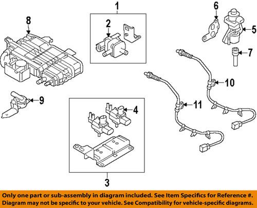 Mazda oem l5181396zb vapor canister