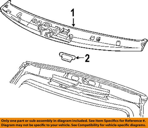 Chrysler oem 4894454ad spoiler-spoiler retainer