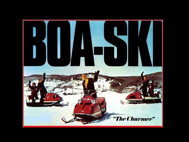 Boa-ski snowmobile parts manual & brochure collection     boaski sled