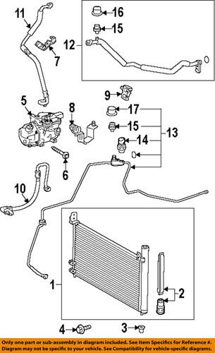 Toyota oem 8846047150 a/c condenser