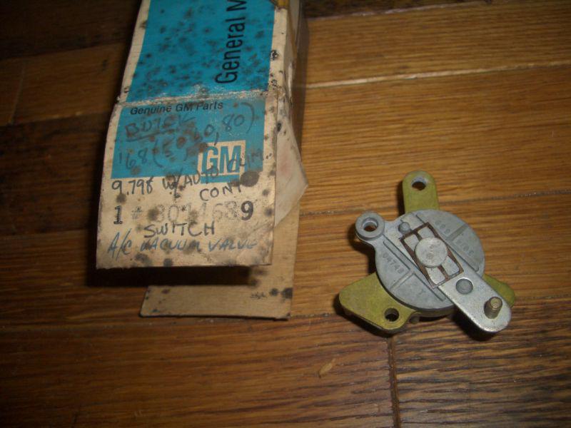 1968 buick nos vacuum valve ac switch wildcat electra and lesabre moddels