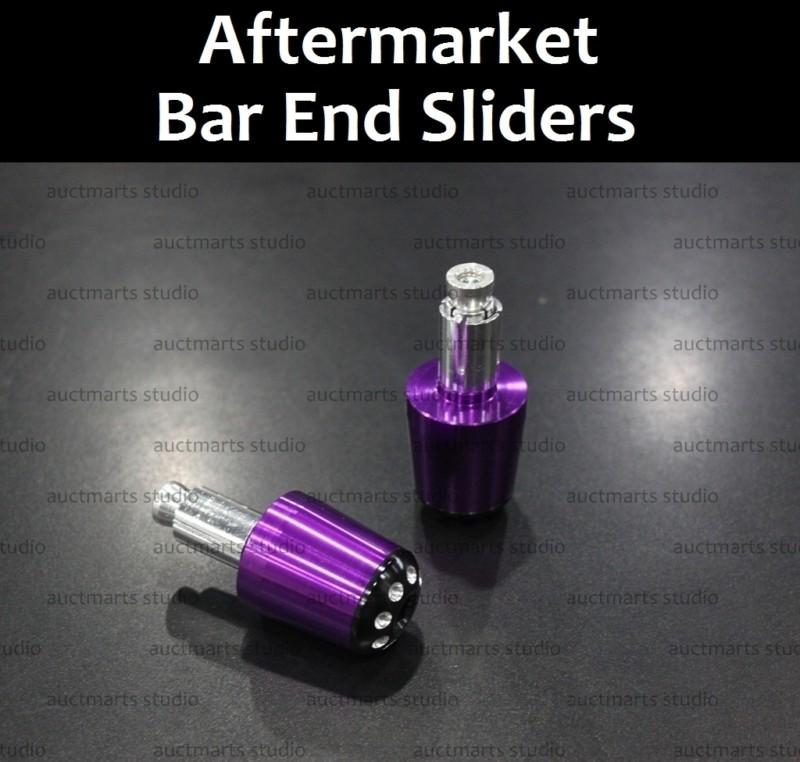 Fit universal honda cbr600rr cbr1000rr bar end sliders protection st2 purple d